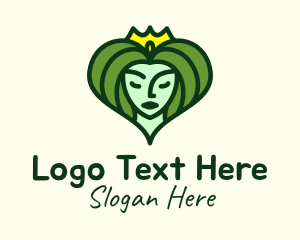 Woman - Nature Princess Goddess logo design