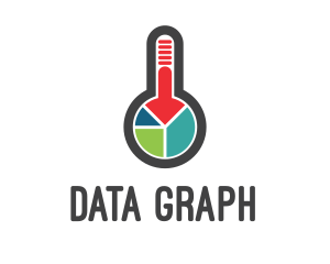 Chart Temperature Thermometer logo design