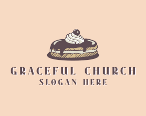Baking - Chocolate Truffle Cake logo design