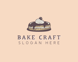 Chocolate Truffle Cake logo design