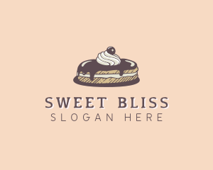 Chocolate Truffle Cake logo design