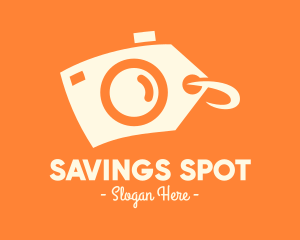 Discount - Camera Discount Price Tag logo design