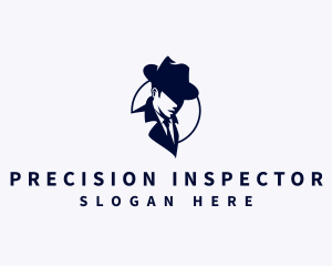 Inspector - Detective Inspector Hat logo design