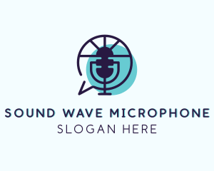 Microphone - Microphone Record Studio logo design