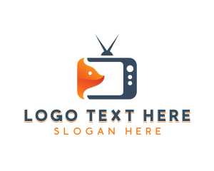 Modern - Fox Channel Media logo design