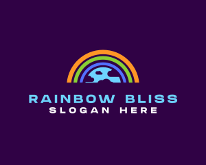 Rainbow Cloud Sky logo design