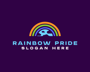 Rainbow Cloud Sky logo design