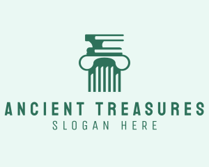 Ancient Pillar Bank logo design