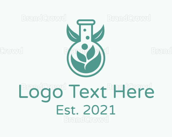 Organic Leaf Experiment Logo