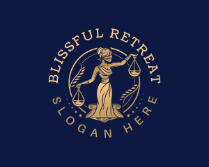 Judicial - Justice Scale Law logo design