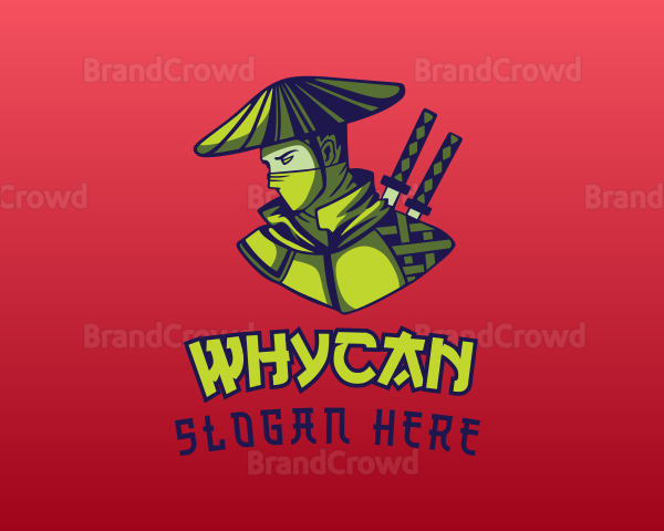 Gaming Asian Ninja Logo