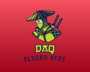 Gaming Asian Ninja Logo
