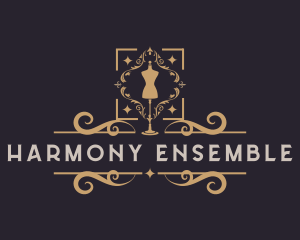 Ensemble - Fashion Tailor Mannequin logo design