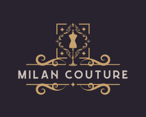 Fashion Tailor Mannequin logo design