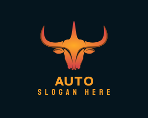 Hunting - Buffalo Steakhouse Fork logo design