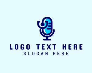 Host - Medical Microphone Podcast logo design