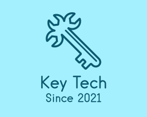 Wrench Key Tool  logo design