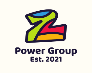 Multiple - Colorful Number 2 logo design