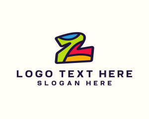 Comedy - Colorful Number 2 logo design