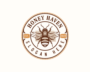 Kansas Honeybee Apiary logo design