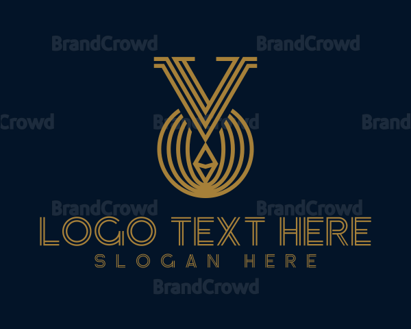 Premium Monogram Letter VO Logo