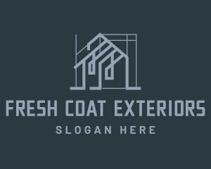 Exterior - House Architect Realty logo design