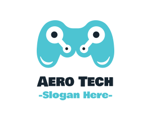 Tech Gaming Controller  logo design