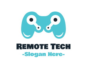 Remote - Tech Gaming Controller logo design