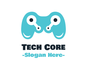 Tech Gaming Controller  logo design