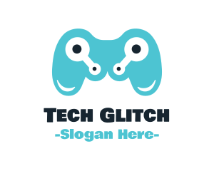 Tech Gaming Controller  logo design