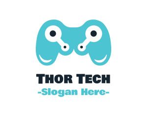 Tech Gaming Controller  logo design