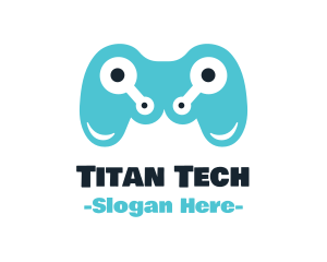 Tech Gaming Controller  logo design