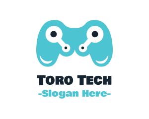 Tech Gaming Controller  logo design