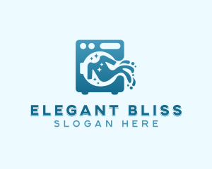 Clothes Washer - Laundry Washing Clean logo design
