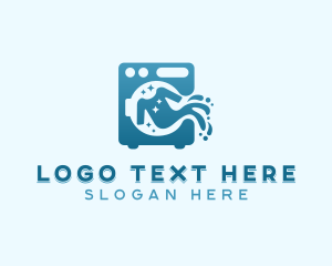 Dry Cleaning - Laundry Washing Clean logo design