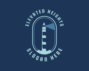 Tall - Lighthouse Light Beam logo design