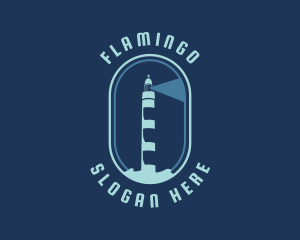 Maritime - Lighthouse Light Ray logo design