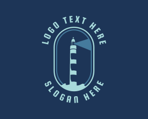 Beacon - Lighthouse Light Ray logo design