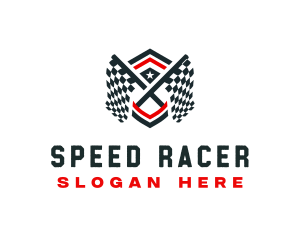 Racing - Racing Flag Motorsport logo design