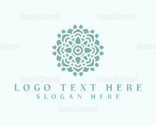 Floral Wellness Mandala Logo