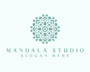 Mandala - Floral Wellness Mandala logo design