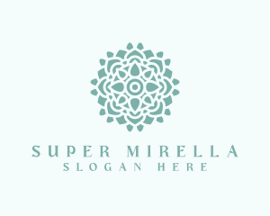 Meditation - Floral Wellness Mandala logo design