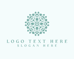 Floral Wellness Mandala Logo