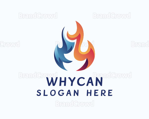 Blazing Flame Fuel Logo