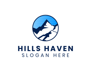 Tall Mountain Peak logo design