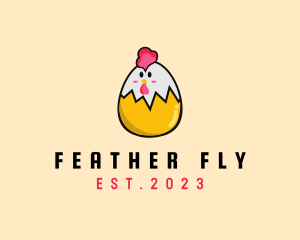 Chicken Egg Hatch logo design