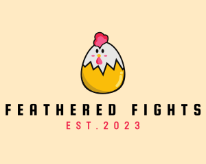 Chicken Egg Hatch logo design