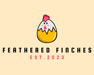 Chicken Egg Hatch logo design