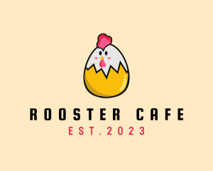 Chicken Egg Hatch logo design