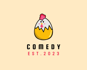 Animal - Chicken Egg Hatch logo design